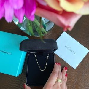 **SOLD** TIFFANY & CO ELSA PERETTI DIAMONDS BY THE YARD 18K YELLOW GOLD BRACELET